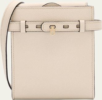 Valextra B Tracollina Slim Calfskin Crossbody Bag