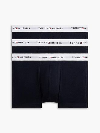 Tommy Hilfiger 3-Pack Signature Repeat Logo Waistband Trunks