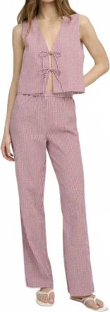 Favorite Daughter Invisible Strings Top In Raspberry