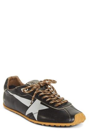 Golden Goose Marathon Speed Sneaker in Black/Silver at Nordstrom, Size 10Us