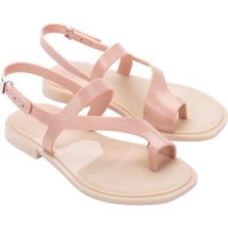 Melissa Cassie Slingback Sandal in Beige/Pink at Nordstrom Rack, Size 10