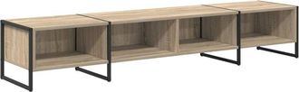 vidaXL Gabinete De Tv Sonoma 170.5 X 36 X 30.5 Cm Madera Contrachapada Vidaxl