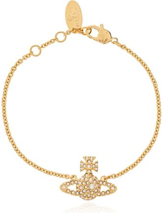 Vivienne Westwood Accessoires, Dames, Geel, ONE Size, Armband met logo