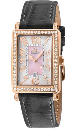 Gevril Group Avenue of Americas Mini Diamond Womens Watch