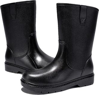 Generic Man Boots Rain Boots Non-Slip Comfortable Wear-Resistant Waterproof Shoes