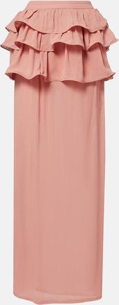 Adriana Degreas Ruffled maxi skirt