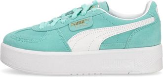 Puma Palermo High Top Mint/White Sneakers - Dames - Sneakers - Groen - 38 1/2 EU - Su&egrave;de - Schoenen
