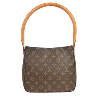Louis Vuitton Looping Monogram Canvas Brown Canvas Handbag (Pre-Owned)