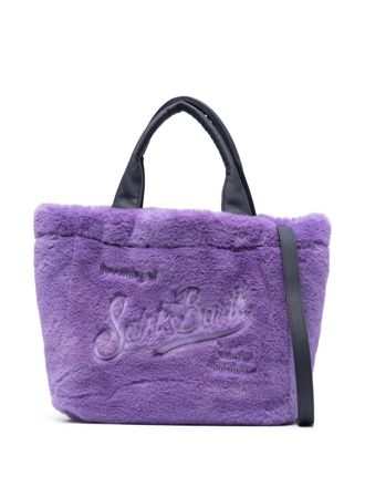 MC2 Saint Barth Colette shopper van imitatiebont - Paars