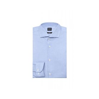 HUGO BOSS Overhemden > Nette Overhemden - Heren - Zakelijke Overhemden - Blauw - 3XL - Overhemden