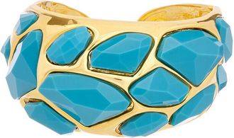 Kenneth Jay Lane 22K Plated Bangle Bracelet