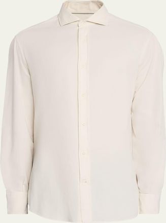 Brunello Cucinelli Mens Modern-Fit Corduroy Button-Down Shirt