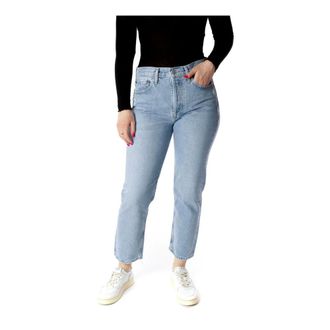 A Gold E Dames, Jeans, Blauw, Maat: W31 Denim