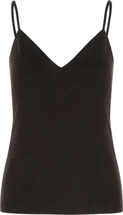 Lisa Yang Canotta con spalline intrecciate - Marrone