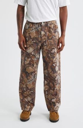 Obey Classic Baggy Jeans in Fence Camo Multi at Nordstrom Rack, Size 34
