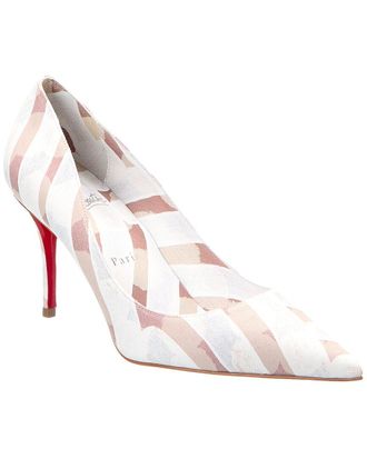 Christian Louboutin Miss Z 100 Coated Canvas Pump