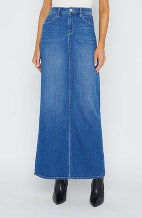 L'agence Miriam Denim Maxi Skirt in Apollo at Nordstrom Rack, Size 25