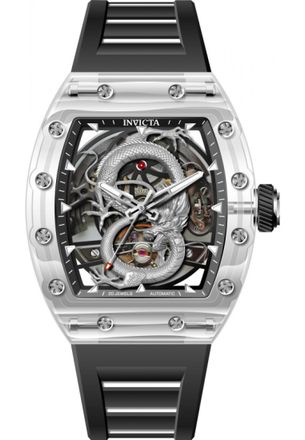 Invicta IN-69499 Mens Artist Dragon Watch - Silver - One Size