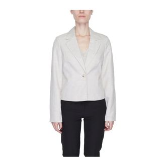 Vero Moda Gray Polyester Blazer Womens Jacket Collection