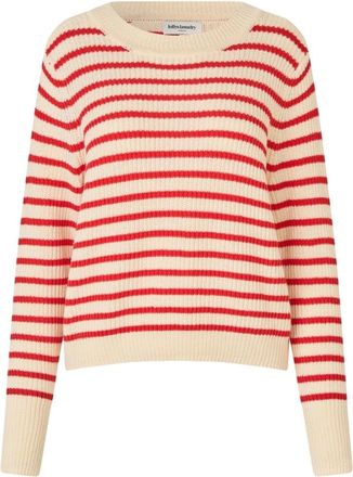 Lollys Laundry Rondgebreide trui - Dames - Ronde hals truien - Veelkleurig - M - Truien & Vesten