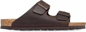 Rohde Memory footbed mens sandal - brown - Heren - Sandalen - Bruin - 40 EU - Schoenen