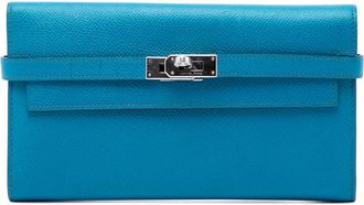 Herm&egrave;s Pre-owned Hermes Epsom Kelly Trifold Long Wallet Ladies QSOUSCKBY7JF3A8R