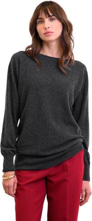 Celtic & Co. Geelong Slash Neck Sweater in Charcoal at Nordstrom, Size X-Small