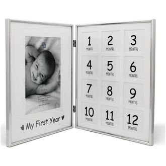 Zilverstad Marco Plateado De Un A&ntilde;o, Regalo Para Ni&ntilde;o, 13x18, 12x 5x5 Cm Tama&ntilde;o: 25x207x260 Mm Sku: Zv7614231