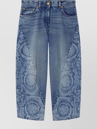 Versace cropped trousers