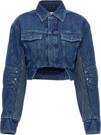 Off-white Blue Motorcycle denim jacket
