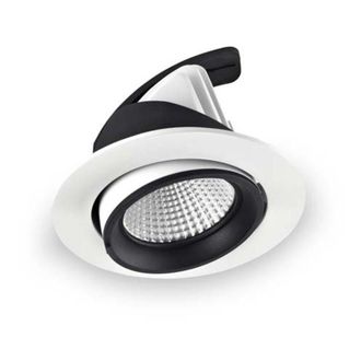 Leds - C4 Ledsc4 Out - Downlight Led Empotrable Y 3731lm Con Luz C&aacute;lida 3000k. Di&aacute;metro 20cm. Estructura De Aluminio. Color Blanco