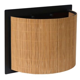 Lucide L&aacute;mpara de pared de bambu 1xE27, natural