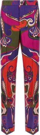 Emilio Pucci Womens Patterned Pants