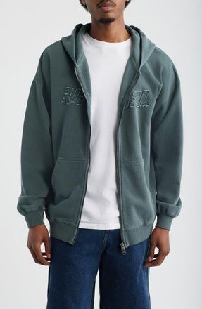 Rip Curl Liquid Trips Zip Hoodie in Pine Night at Nordstrom, Size Xx-Large