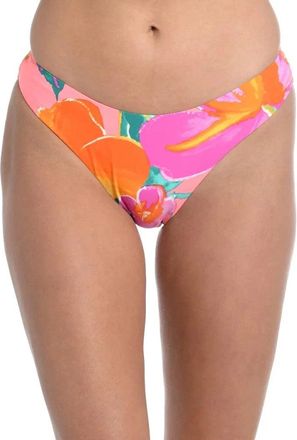 La Blanca Isla Bikini Bottom Womens Multi Tropical Print Swimwear GBO576