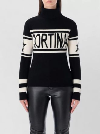 Perfect Moment high neck cortina wool knit sweater