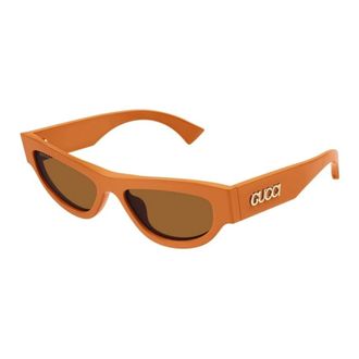 Gucci Sunglasses, female, Orange, 53 MM, Gg1834S 005 Cat-eye Sunglasses
