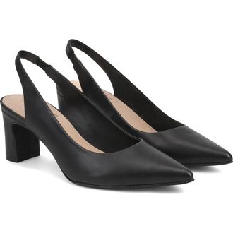 AGL Didi Leather Slingback Pump in Testa Di Moro Nappa at Nordstrom Rack, Size 7.5Us / 37.5Eu