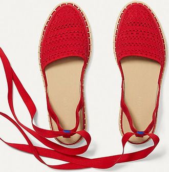 Rothy's The DOrsay Espadrille Ankle-Wrap Flats