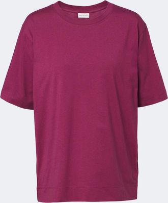 Dries Van Noten T-shirt in jersey di cotone