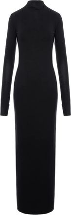 Manur&iacute; Marianne 2.6 jurk met open rug - Zwart