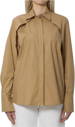 Federica Tosi Mujer, Blusas y Camisas, Beige, Talla: M