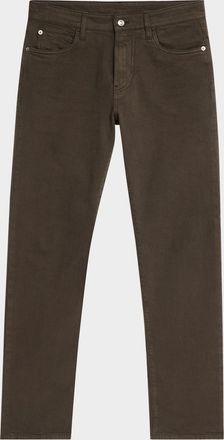 Loro Piana Mens Quarona Denim Five-Pocket Pants