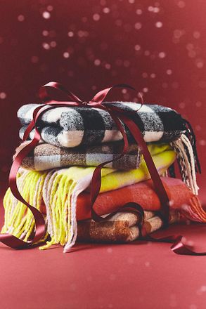 Maeve Brushed Gingham Scarf