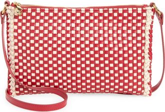 Madewell The Signature Woven Crossbody Bag in Bright Ember Multi at Nordstrom