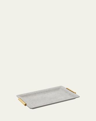 Aerin Faux Shagreen Small Vanity Tray