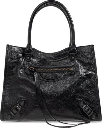 Balenciaga Handbags, female, Black, Size: ONE SIZE Le City Tote Mini bag