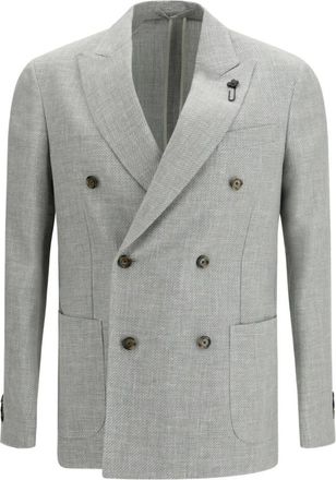 Lardini Giacca Roma Blazer - Heren - Business blazers - Grijs - M - Kostuums