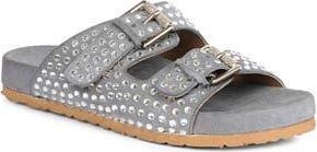 SaintG Riena Embellished Slide Sandal in Blue at Nordstrom Rack, Size 11Us / 41Eu