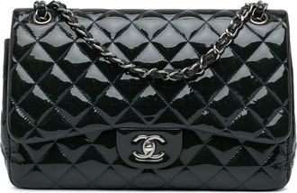 Chanel Pre-owned Womens Classic Flap Shoulder Bag - Black Leather - One Size
